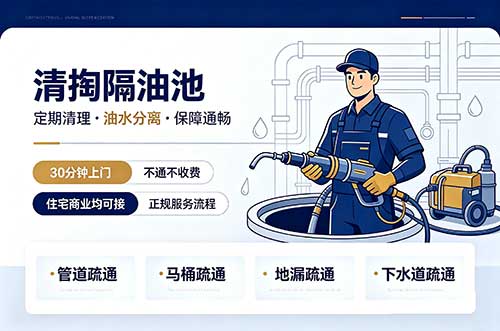 佳木斯清掏隔油池